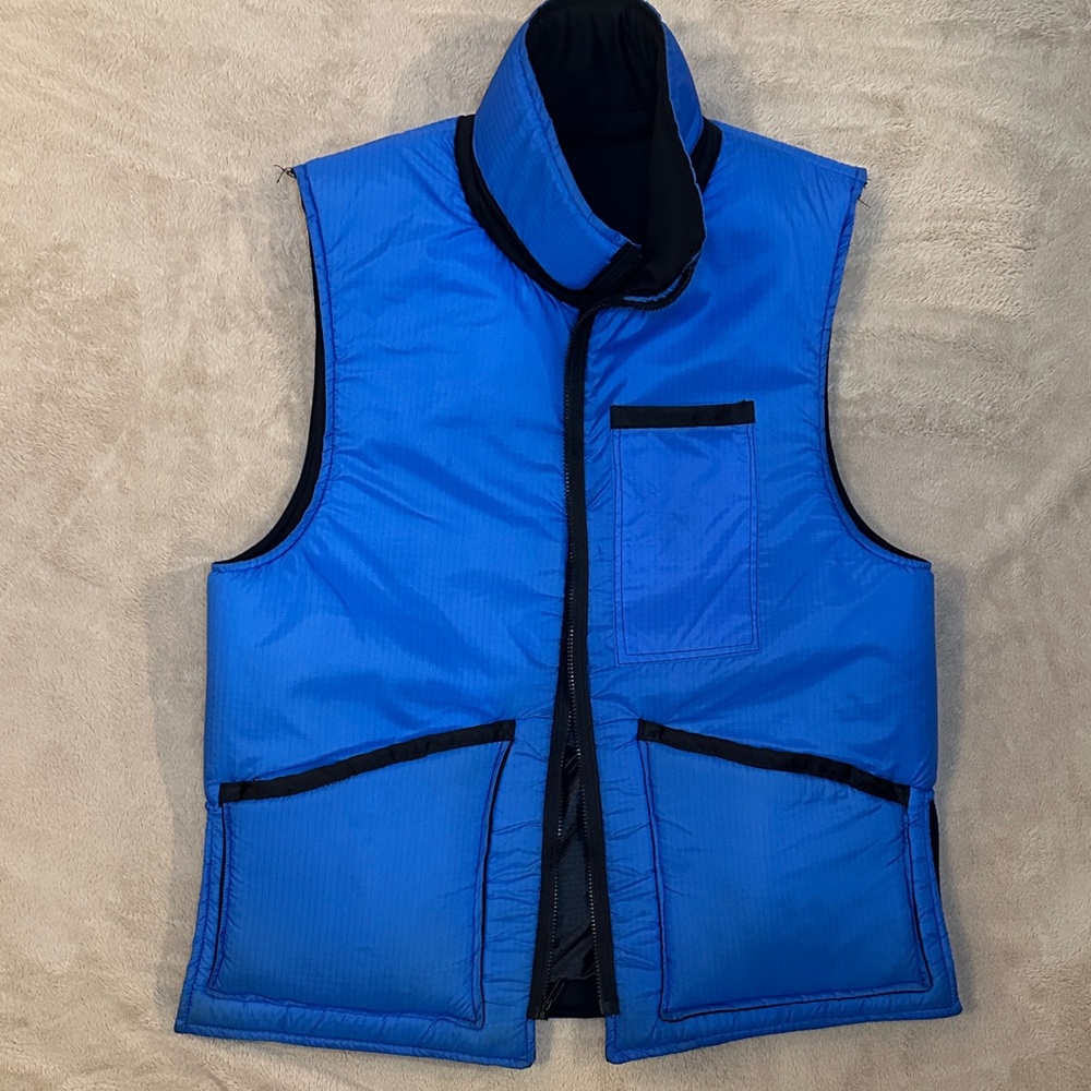 Men's Blue Cold Weather Puffer Vest